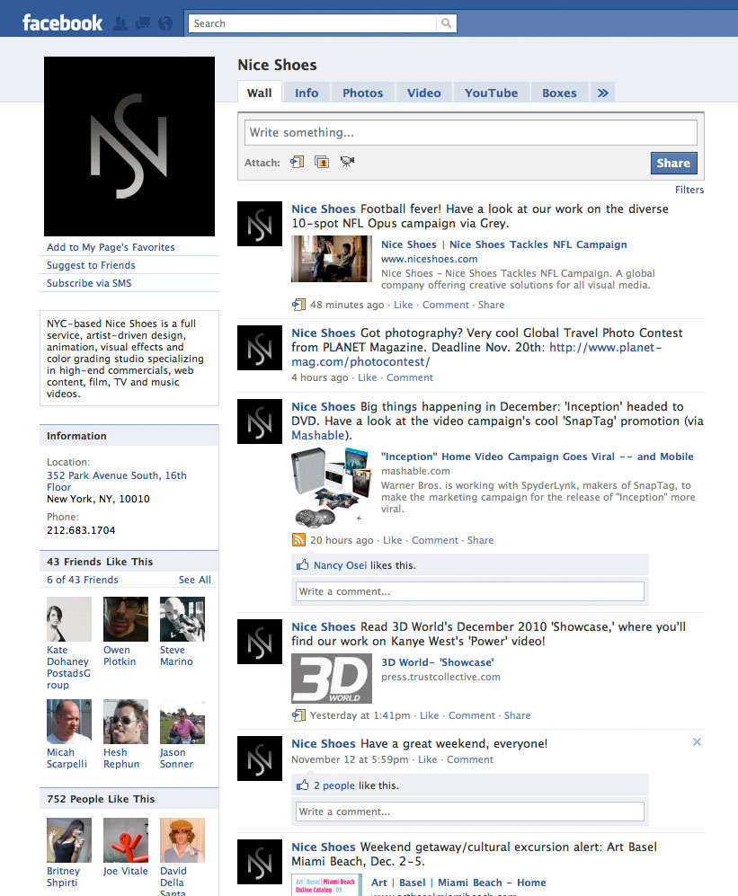 Facebook: Nice Shoes