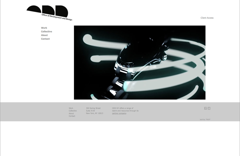 ODD NY Homepage